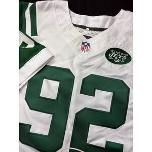 Nike Jets‎ #92 Williams NFL On Field Jersey Men's Size 44 Football White Green